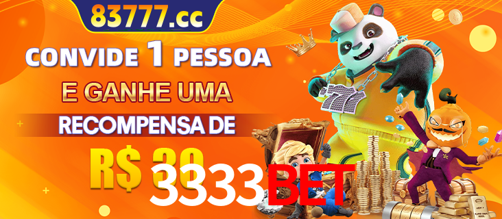 Banner institucional da 3333BET sobre parceria de marcas e criação de uma marca de excelência, apresentando os mascotes de jogos populares como o Fortune Tiger.